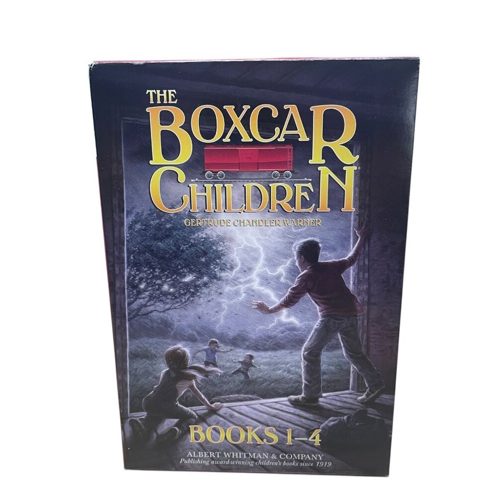 The Boxcar Children Gertrude Chandler Warner 4-Book Set Albert Whitman